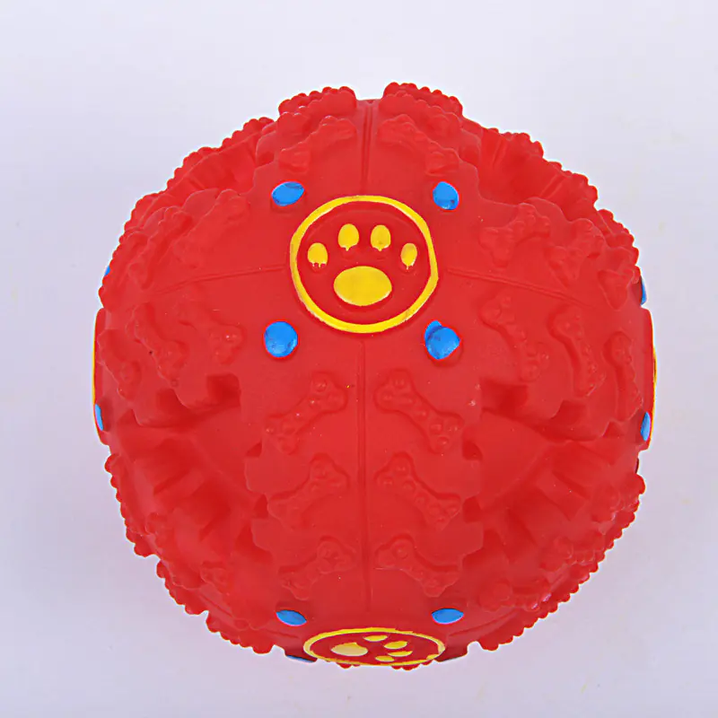 Interactive Squeaky Treat Ball